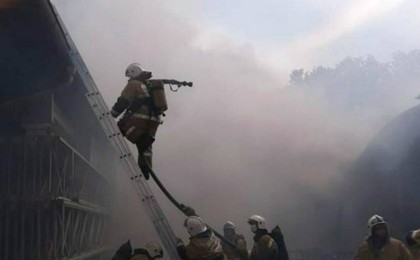 Алматыдағы қоймадағы өрт сөндірілді - Қазақстан жаңалықтары