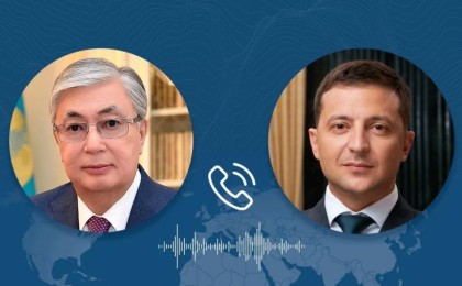 Тоқаев пен Зеленский телефон арқылы байланысты