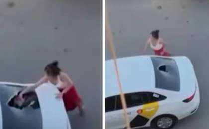 Шымкент сотында такси көлігінің терезесін таспен ұрып сындырған мұғалімнің ісі қаралды