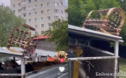 "Мәңгүрт қазақтың істегені ғой". Астанадағы қоқыста жатқан бесік көпшілікті шошытты