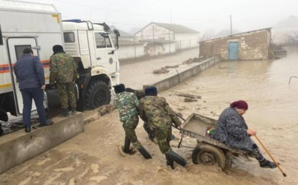 Түркістан облысында су тасқыны салдарынан 200-ден астам адам эвакуацияланды