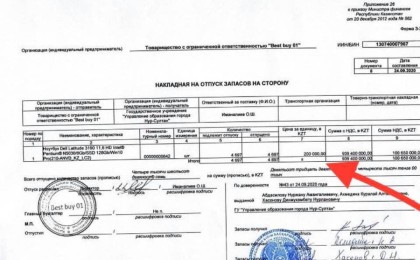 1,2 млрд теңге: Нұр-Сұлтан білім басқармасы 120 мың тұратын ноутбукты 200 мың теңгеден алған