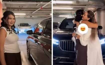 "Халықтың ақшасына алып жатыр": Ырысбала Икрамбай сіңлісіне көлік сыйлады