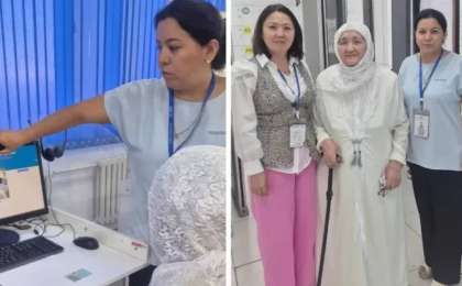 Алматыда 85 жастағы талапкер ҰБТ тапсыруға келді (видео)