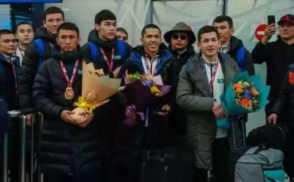 Таиланд төрінде атой салған қазақстандық боксшылар елге оралды (фото)