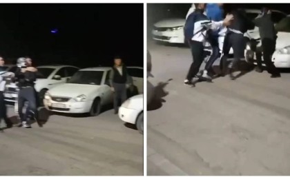 "Арматурамен басынан ұрған": Алматыда мопед айдағандар көлік жүргізушісіне шабуылдаған