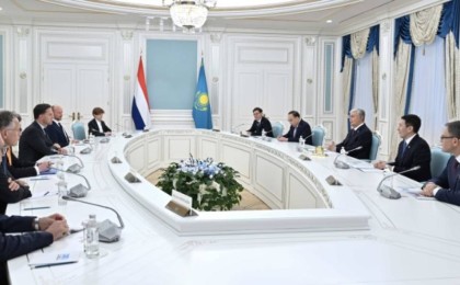 Мемлекет басшысы Нидерланд Корольдігінің Премьер-министрі Марк Рюттемен кездесті