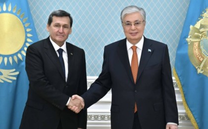 Мемлекет басшысы Түрікменстанның Сыртқы істер министрі Рашид Мередовті қабылдады