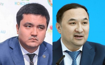 Замакима Алматы Кикимов ругает матом своего коллегу Бабакумарова