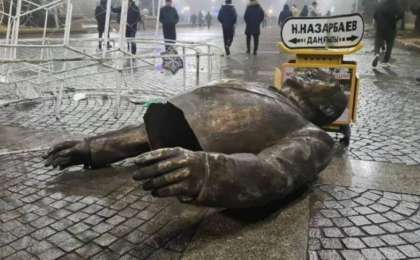 Қаралы қаңтар: Назарбаевтың ескерткішін құлатқан жігіт істі болды