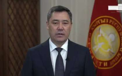 Қырғызстан президенті Бішкектегі оқиға жөнінде үндеу жасады