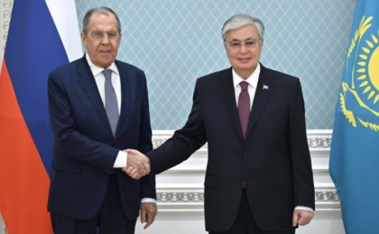 Мемлекет басшысы Ресейдің Сыртқы істер министрі Сергей Лавровты қабылдады