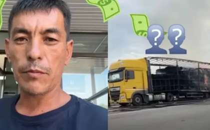 «Төрт балам жоқ»: Алматыда ерлі-зайыпты жүк көлігі өртеніп кеткен жігітті мәжбүрлеп ақша жинатқан ба (ВИДЕО)