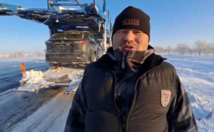 Спасенный кыргызстанец, который провел 6 дней в степи, поблагодарил казахстанских полицейских