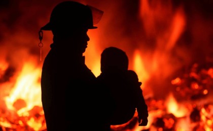 Атырау облысында екі бала тірідей өртеніп кетті