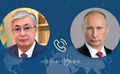 Тоқаев Путинмен телефон арқылы сөйлесті