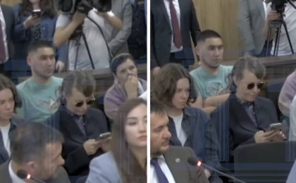 Бишімбаев ісі бойынша сот отырысына ресейлік журналист Ксения Собчак келді (видео)
