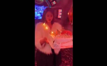 Аң терісін жамылған байдың қызы өз туған күнінде өртеніп кете жаздады (видео)