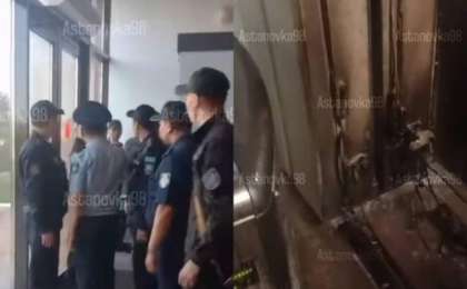 Астанада белгісіз біреу Министрліктер үйін өртемек болды