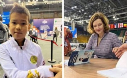 8 жасар қазақстандық шахматтан халықаралық федерация директорын жеңіп кетті