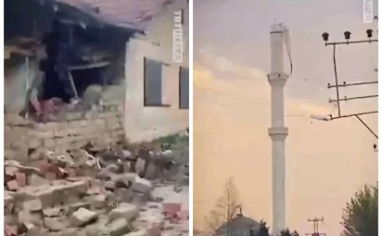 Түркияда 5,6 балдық жер сілкінісі болды (видео)