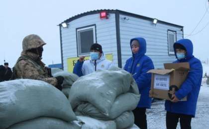 Nur Otan төтенше жағдай режимі кезінде өңірлердегі азаматтарға көмектесуде