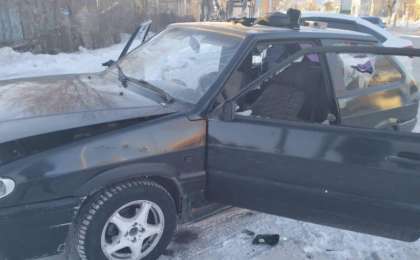 "Мне такая машина не нужна" Костанаец разбил машину при полицейских