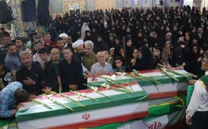 Иранда қақтығыста қвза болған генералдар жерленді