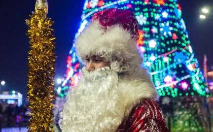 В Астане перенесли зажжение новогодней елки
