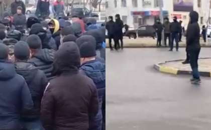 Жаңаөзендегі митинг: Газ бағасының қымбаттауына наразы халық жолды жауып тастады