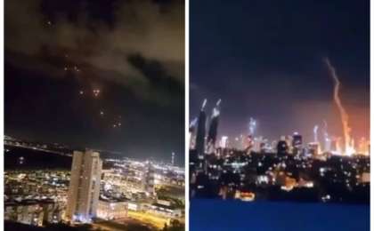 Иран Израильге соққы жасап, 300-ге жуық баллистикалық зымыран ұшырды