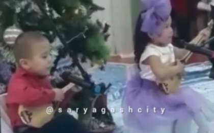 Саясатты қозғап, айтысқан балабақша бүлдіршіндері елді күлдірді (ВИДЕО)