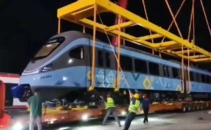 Астанаға LRT-нің алғашқы вагондары жеткізілді