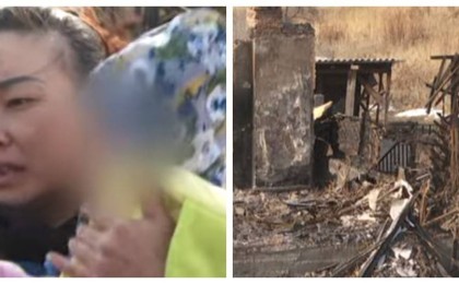 Алматы облысында үйі өртенген 6 балалы отбасы далада қалды