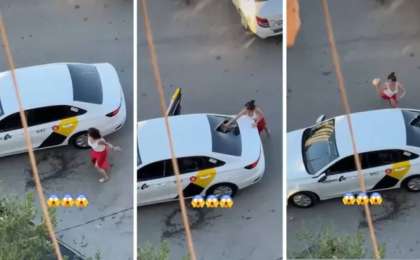 Шымкентте такси жүргізушісін тырнап, көлігін бүлдіріп кеткен әйел адамның үстінен іс қозғалды (ВИДЕО)