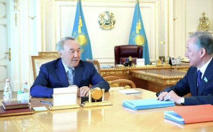 Назарбаев мәжіліс төрағасын қабылдады