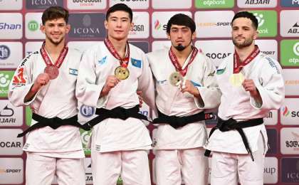 Дзюдодан Тбилисидегі Grand Slam турнирі: Қазақстан үздік ондыққа енді