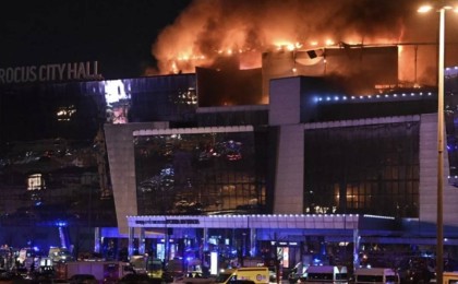 «Крокус Сити холдағы» теракт: Желіде күдіктіден жауап алу сәтінен видео тарады