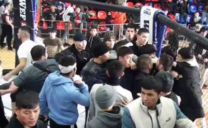 Өзбектер мен қырғыздар қан-жоса төбелесті (видео)