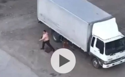 Желіде балта ұстаған адамның видеосы тарап жатыр: полицейлер пікір білдірді