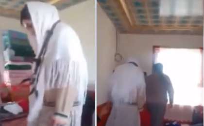 Келіннің мойнына арқан салып сәлем салдырғандар көптің ашуын келтірді (видео)