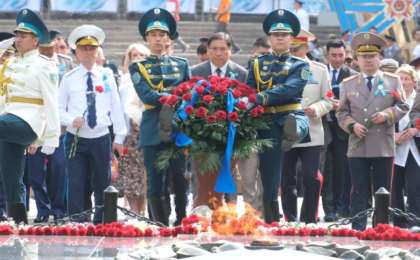 Алматыда Ұлы Отан соғысындағы Жеңістің 80 жылдығы аталып өтті