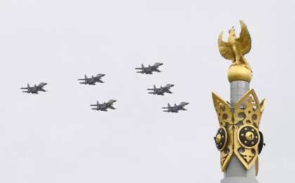 Астанадағы әскери парад қалай өтті (ФОТО)