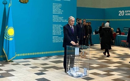 Қасым-Жомарт Тоқаев сайлауда дауыс берді