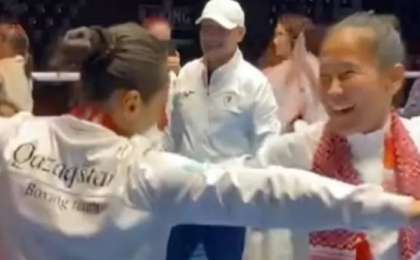 Қазақстандық спортшылар Азия чемпионатындағы жеңісті ерекше тойлады