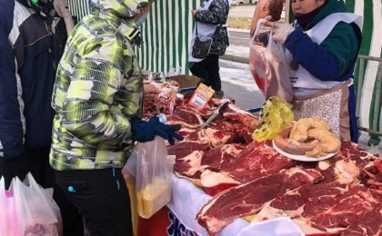 Алматы облысының азық-түлік тауар өндірушілері Алматыда жәрмеңке өткізді