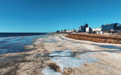 Каспий теңізі тартылып барады