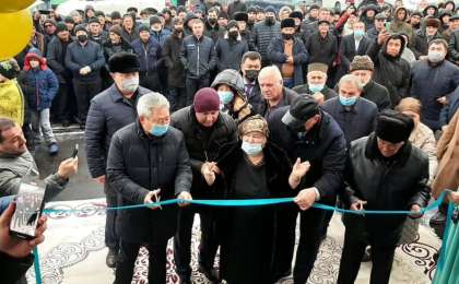 АЛМАТЫ ОБЛЫСЫНДА СУ ЖАҢА ӘЛЕУМЕТТІК ҒИМАРАТ ҚОЛДАНЫСҚА БЕРІЛДІ