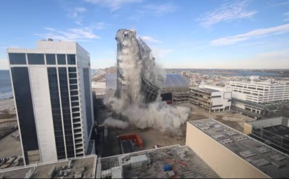 Трамп қонақ үйіндегі жарылыс видеоға түсіп қалды