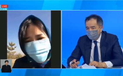 Сағынтаевқа сұрақ қойған алматылық ару жылап жіберді (видео)